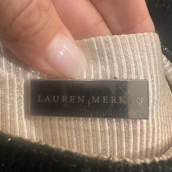 Lauren Merkin Black Sequin Clutch - Envelope Style Formal/Party Wear - Picture 3 of 5